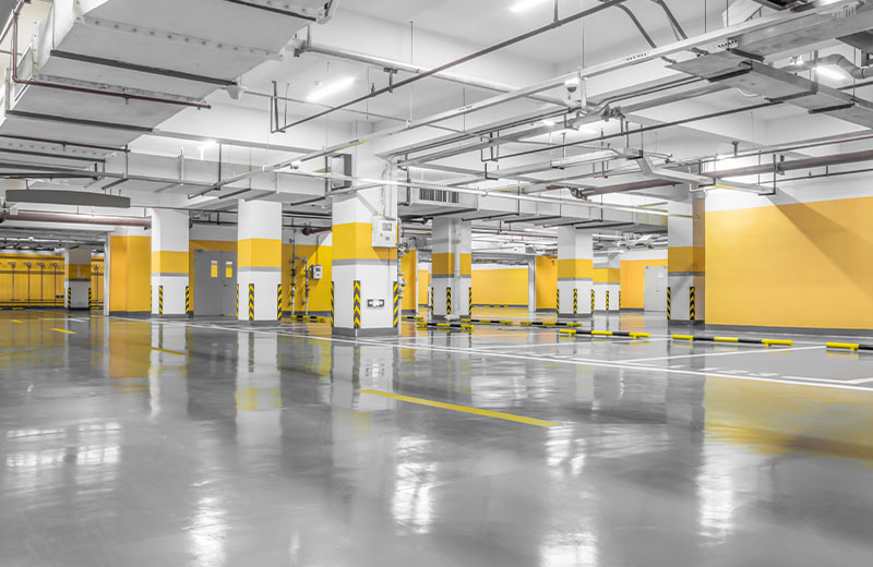 revêtement sous avec résine